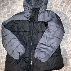 Plush boys winter jacket XS